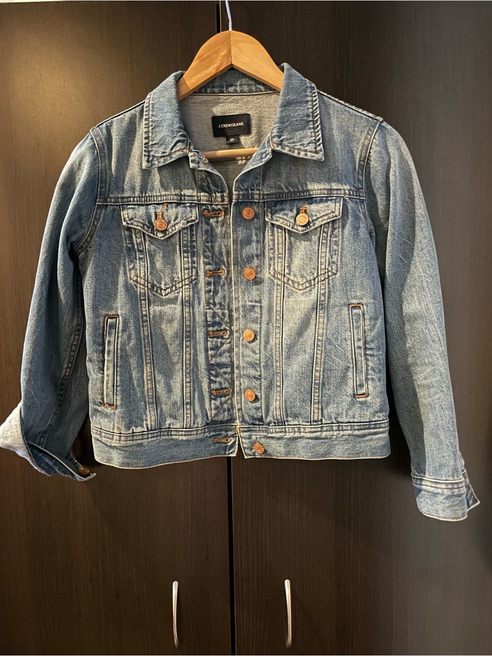 J. Crew Light Blue Denim Shirt Jacket
